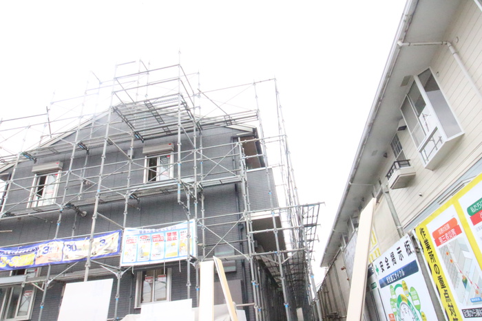 建物外観　建築中