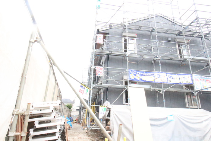 建物外観　建築中