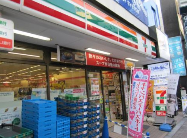 コンビニ　セブンイレブン 戸越銀座駅前店（コンビニ）まで519m