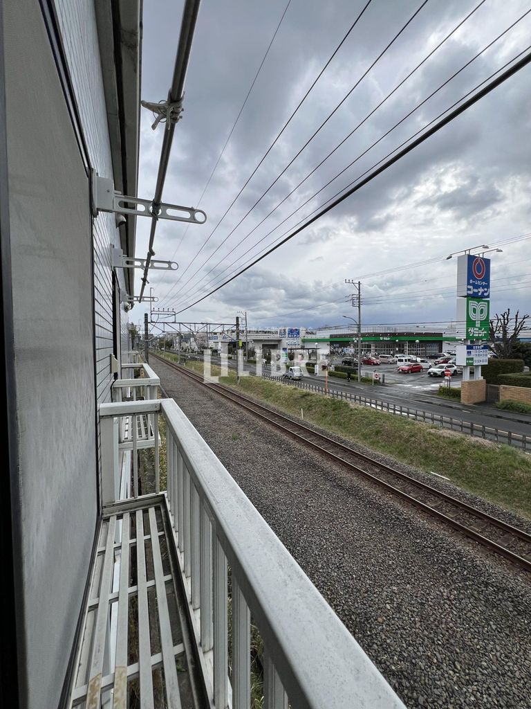 バルコニー　庭