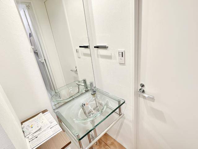 洗面設備　＊新築につき未完成