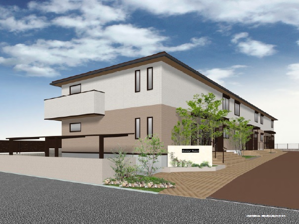 建物外観　※完成イメージパースです。