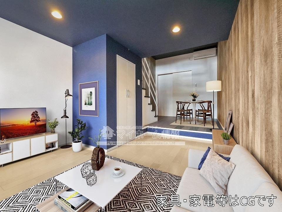 居室・リビング　収納、ホビールーム、寝室としても使える空間