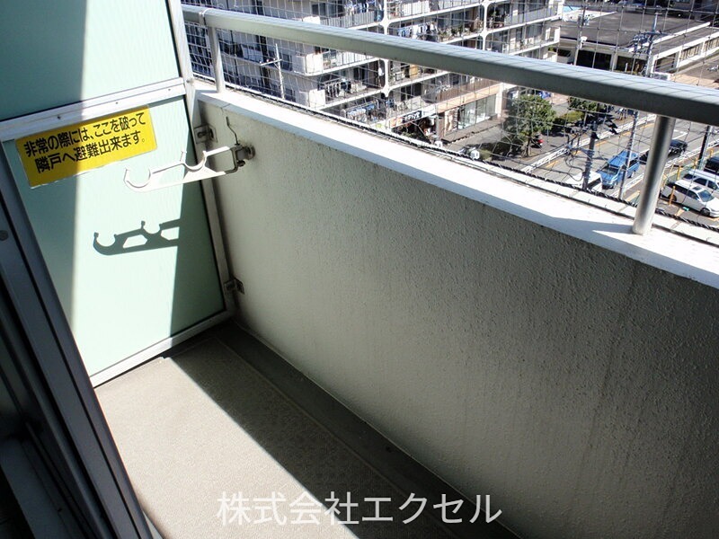 バルコニー　通風良好です。