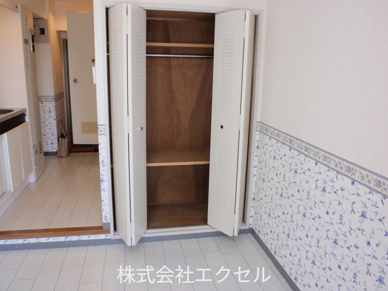 収納　収納完備でお部屋を広くお使いいただけます。