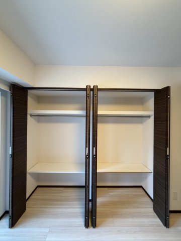 収納　たっぷりとした収納スペースです