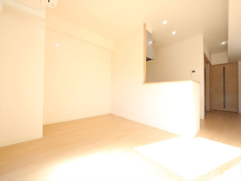 居室・リビング　ＬＤＫ12帖　カウンターキッチン　エアコン完備　バルコニー