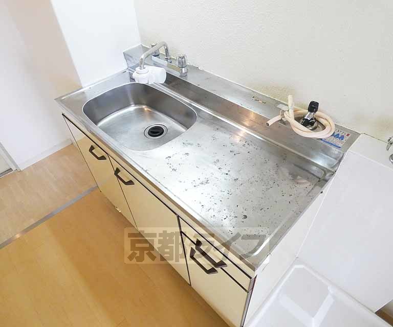 キッチン　ガスコンロ設置可