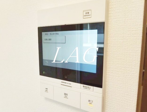 セキュリティ　モニター付きインターホンです。