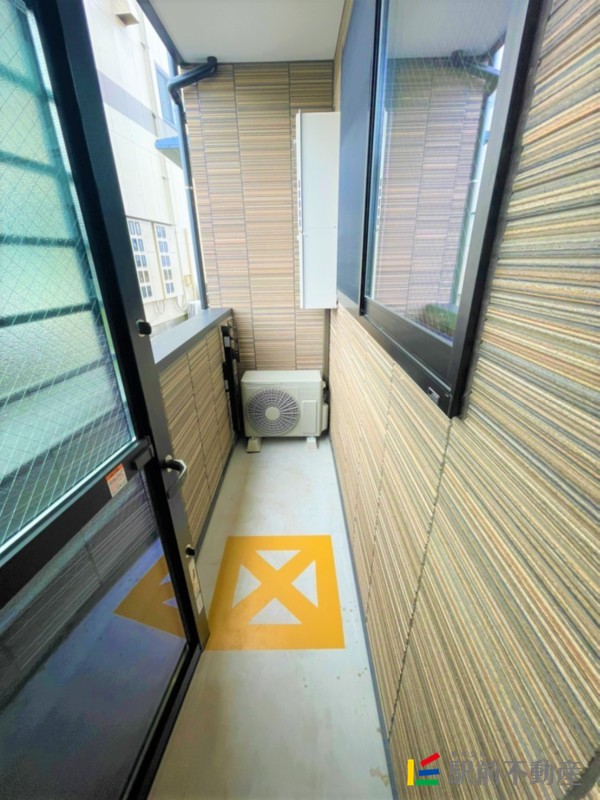 バルコニー　１０１号室の写真です