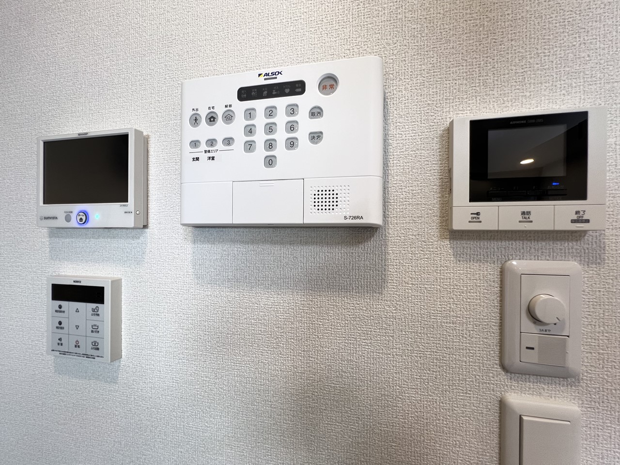 セキュリティ　同施工物件内装写真