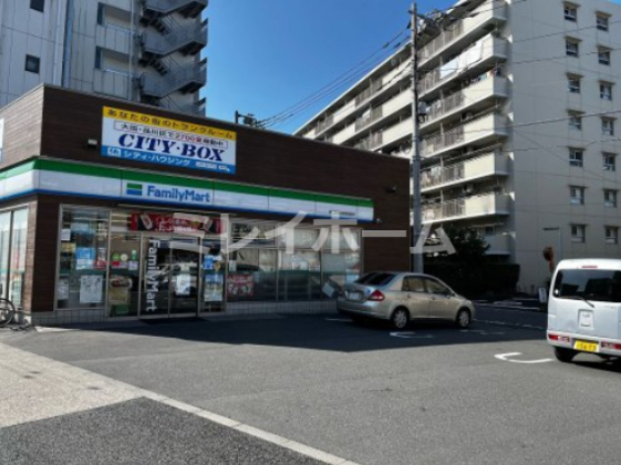 コンビニ　ファミリーマート　野口西糀谷産業道路店（コンビニ）まで187m