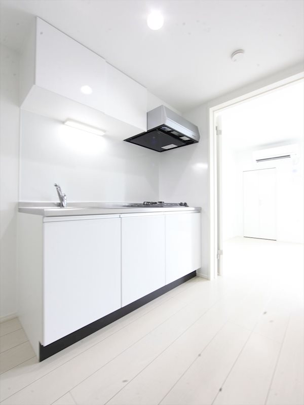 キッチン　システムキッチン（ガス2口コンロ付）