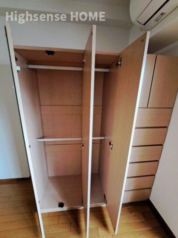 収納　十分な収納スペースがあります