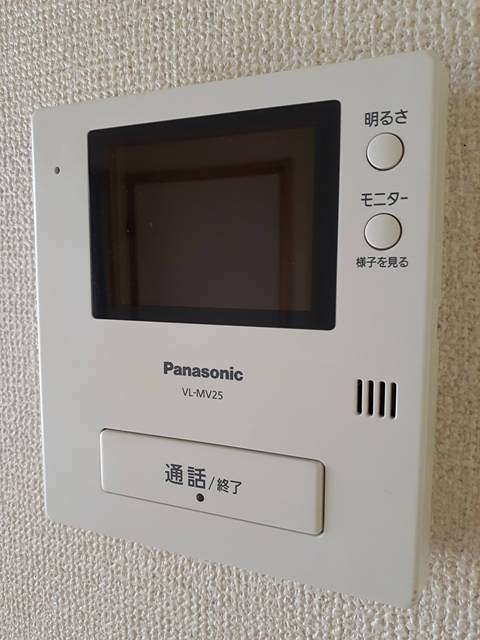 セキュリティ　来訪者の姿を確認できます。