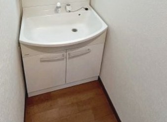 洗面設備　別タイプ部屋　参考写真です