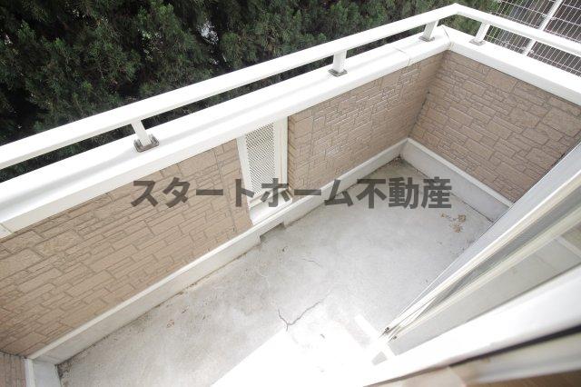バルコニー　落ち着いた時間を過ごせるバルコニーです