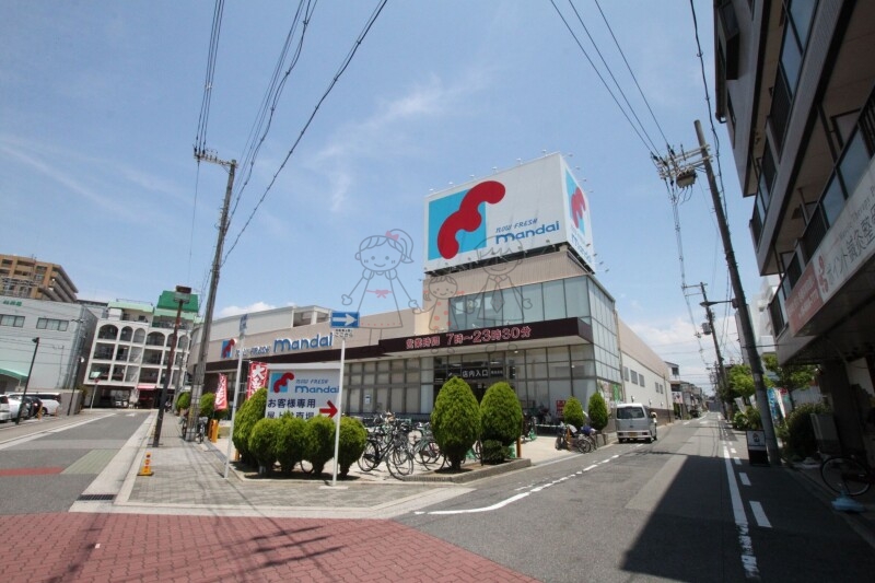 スーパー　万代南住吉店（スーパー）まで531m