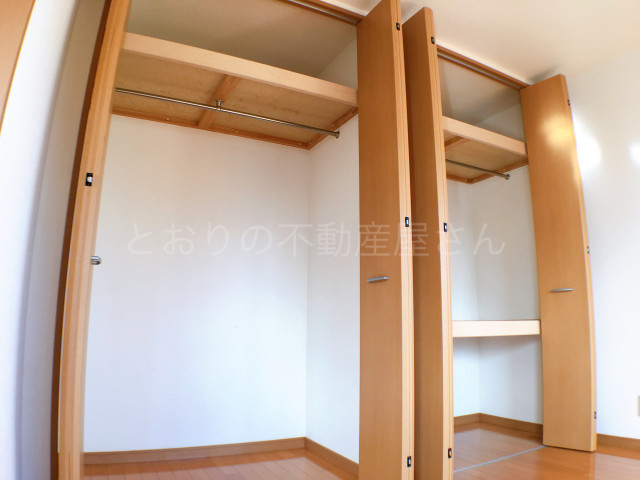 収納　クローゼットも大きいです