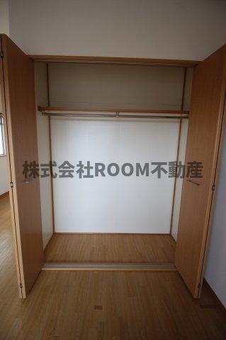 収納　たっぷりとした収納スペースです