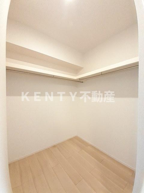 収納　たっぷりとした収納スペースです