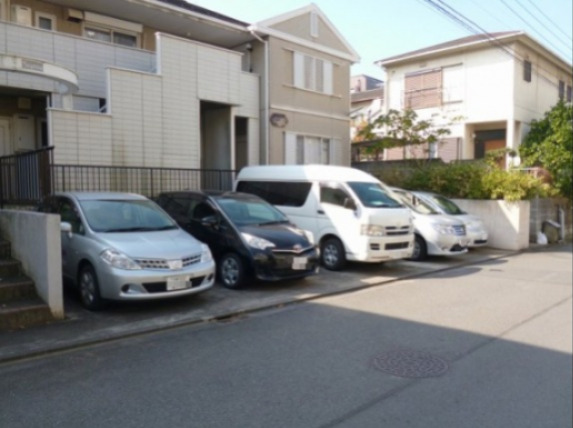 駐車場　いつでも目の届く敷地内に駐車場があります♪荷物がかさばりがち