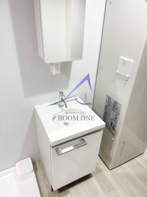 洗面設備　洗面台です。