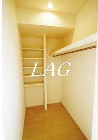 収納　ウォークインクローゼットです。