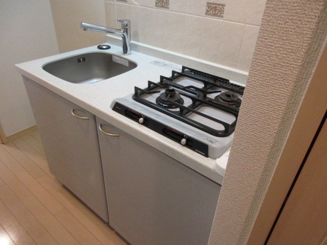 キッチン　システムキッチン（2口ガスコンロ）