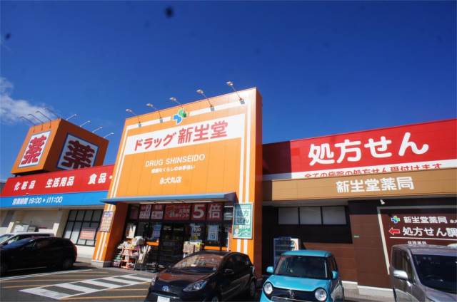ドラックストア　ドラッグ新生堂 永犬丸店（ドラッグストア）まで503m