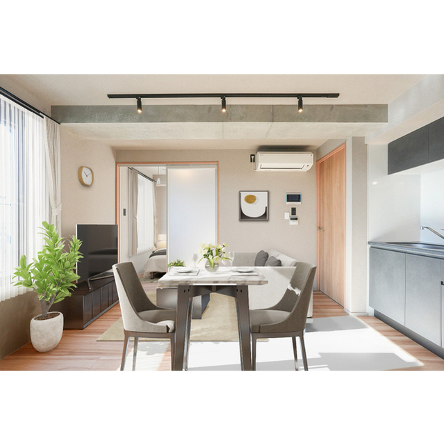 居室・リビング　家具・調度品等はＣＧ加工です。実際の賃貸住居には含まれません