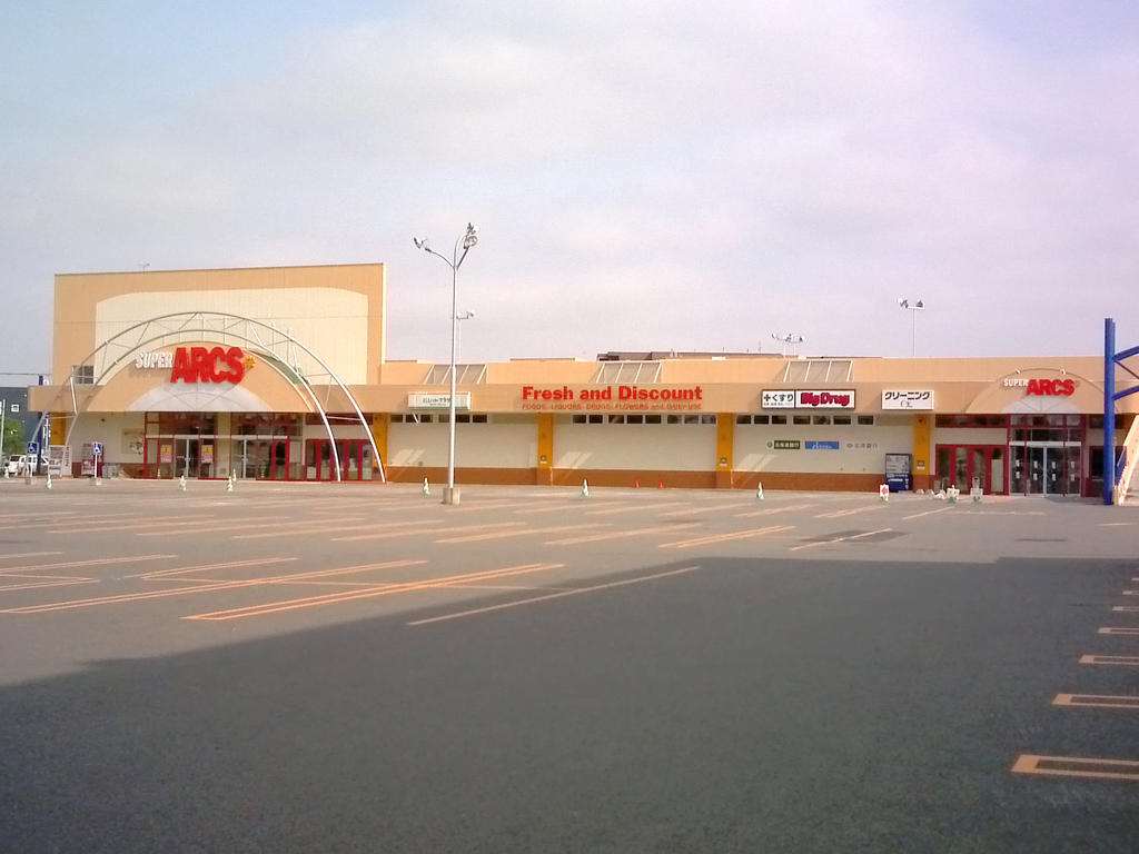 スーパー　スーパーアークス苗穂店（スーパー）まで733m