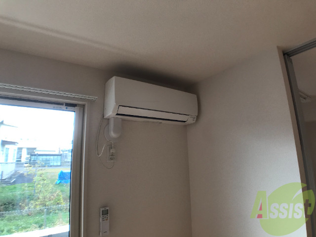 その他設備　エアコンはしっかり付いてます。夏や冬もＯＫですね。