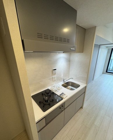 キッチン　コンパクトなキッチンで掃除もラクラク