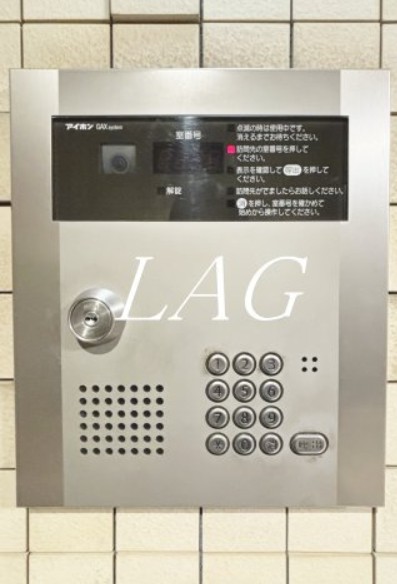 セキュリティ　オートロックです。
