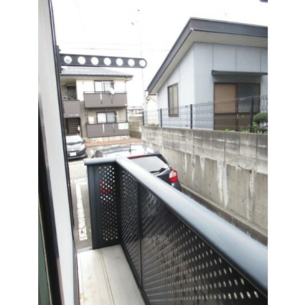 バルコニー　同じ間取りの別部屋の写真です。
