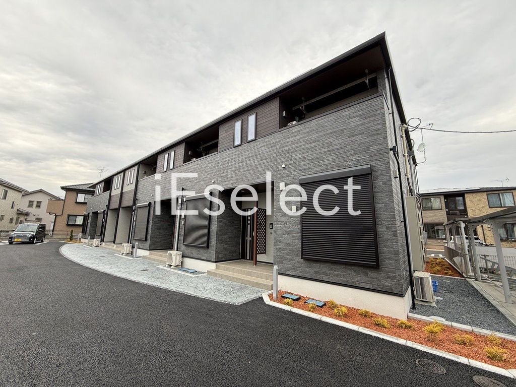 建物外観　2026年3月完成、ペット可、都市ガス、インターネット無料