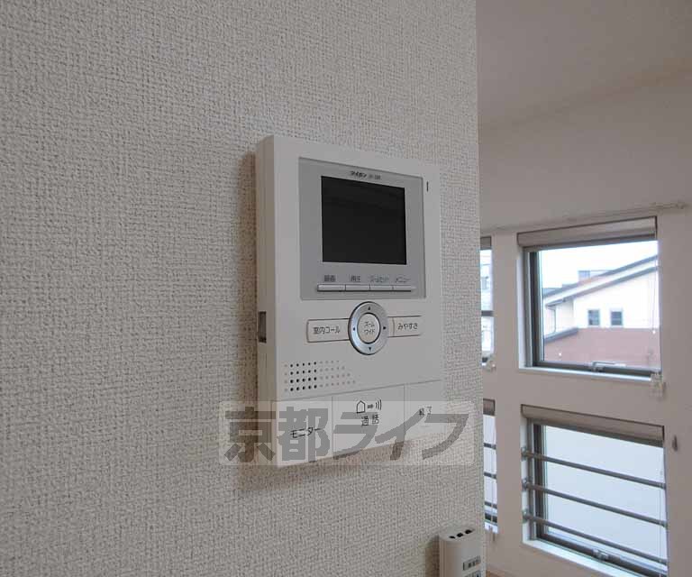 セキュリティ　モニター付きです！