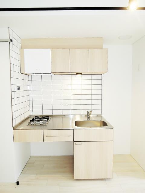 キッチン　自炊をされる方に嬉しい2口コンロ♪