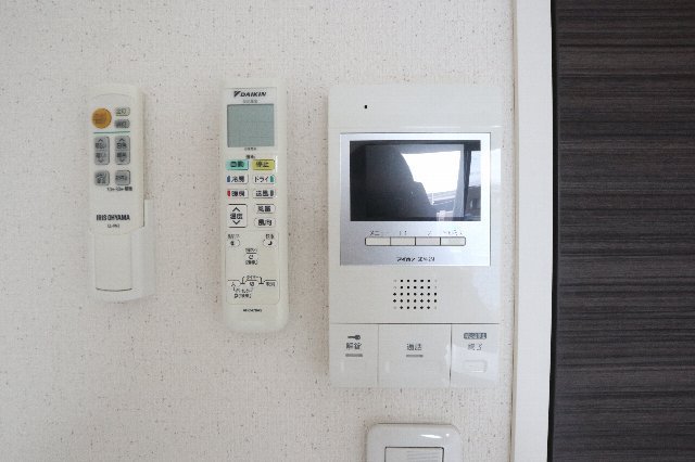 セキュリティ　TV付きインターホンでセキュリティ面も安心です