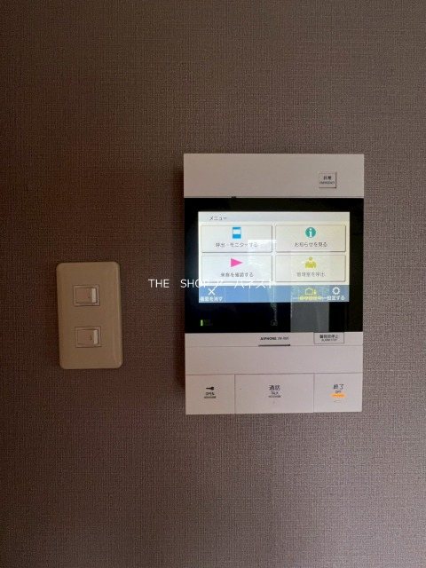 セキュリティ　モニター付きインターフォン