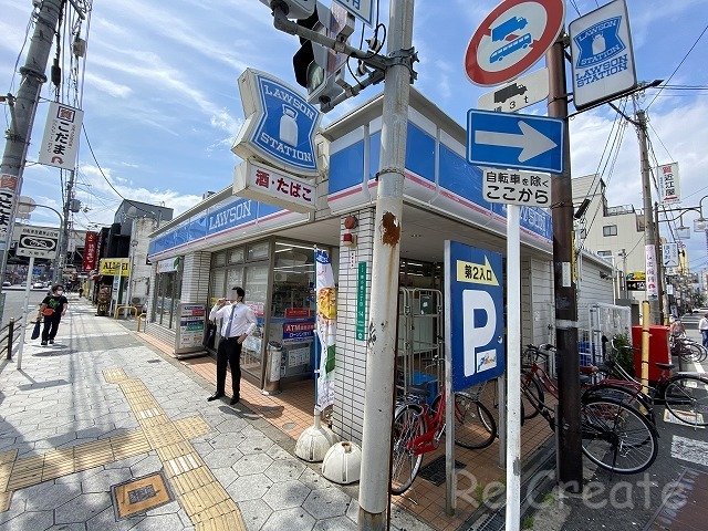 コンビニ　ローソン鶴橋駅前店（コンビニ）まで431m
