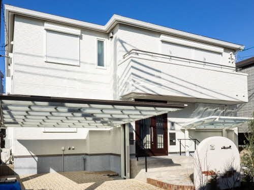 建物外観　積水ハウス施工の賃貸住宅「シャーメゾン」です