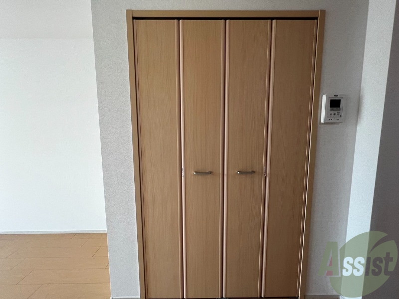 収納　ここに収納があります。収納があると部屋が広く使えます。