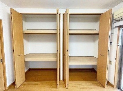 収納　大容量の収納が2つあります