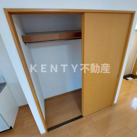 収納　たっぷりとした収納スペースです
