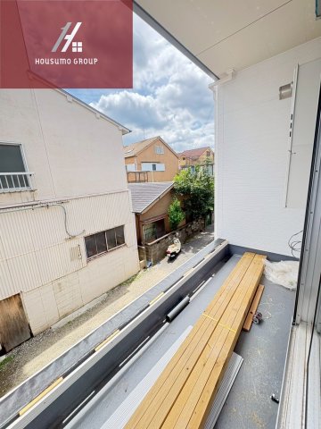 バルコニー　広々としたバルコニーです