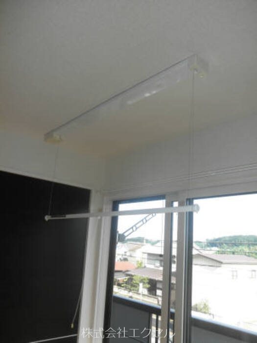 その他設備　室内物干しできます