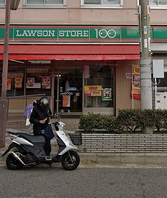 コンビニ　ローソンストア100 LS長田神社前店（コンビニ）まで289m