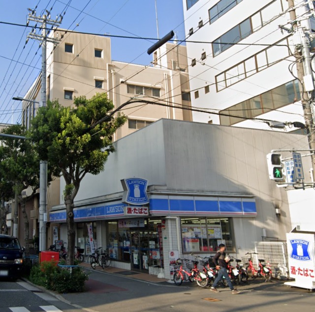 コンビニ　ローソン東小橋二丁目店（コンビニ）まで498m